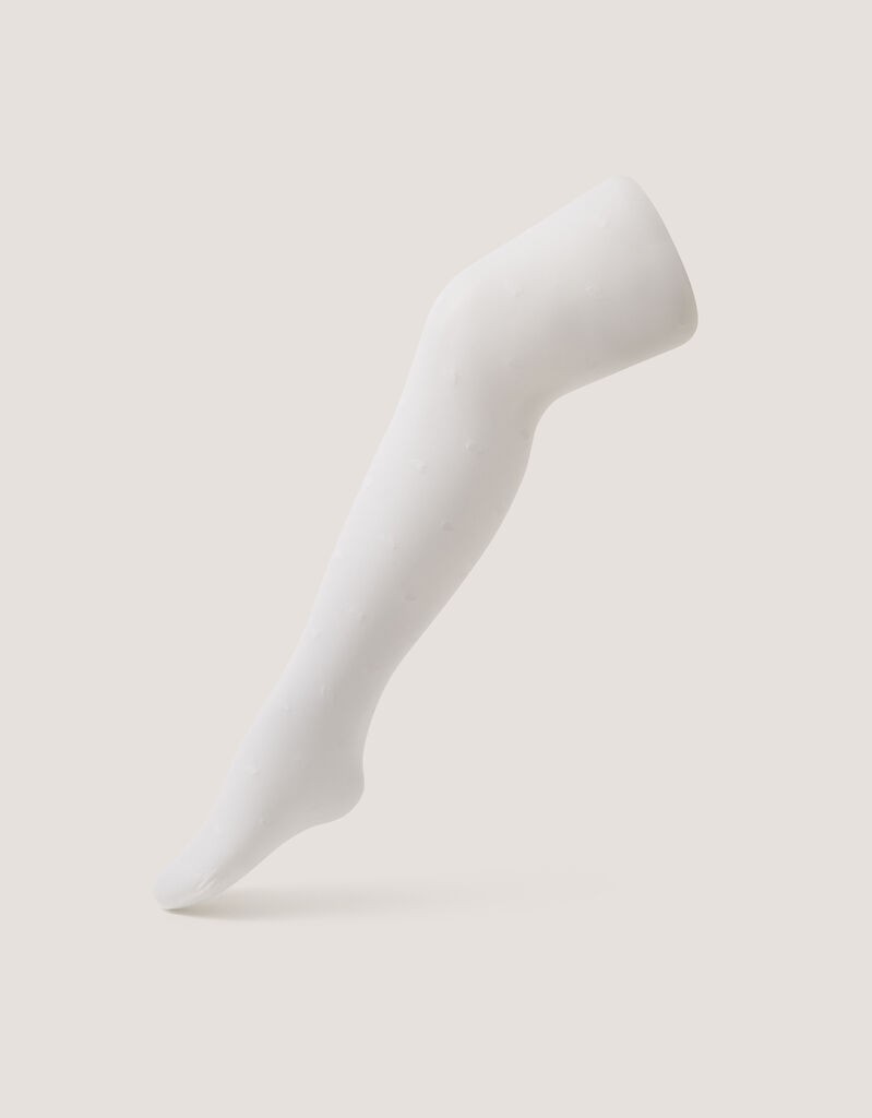 Monsoon Children Hulahopke za devojčice Sheer Heart, Bele