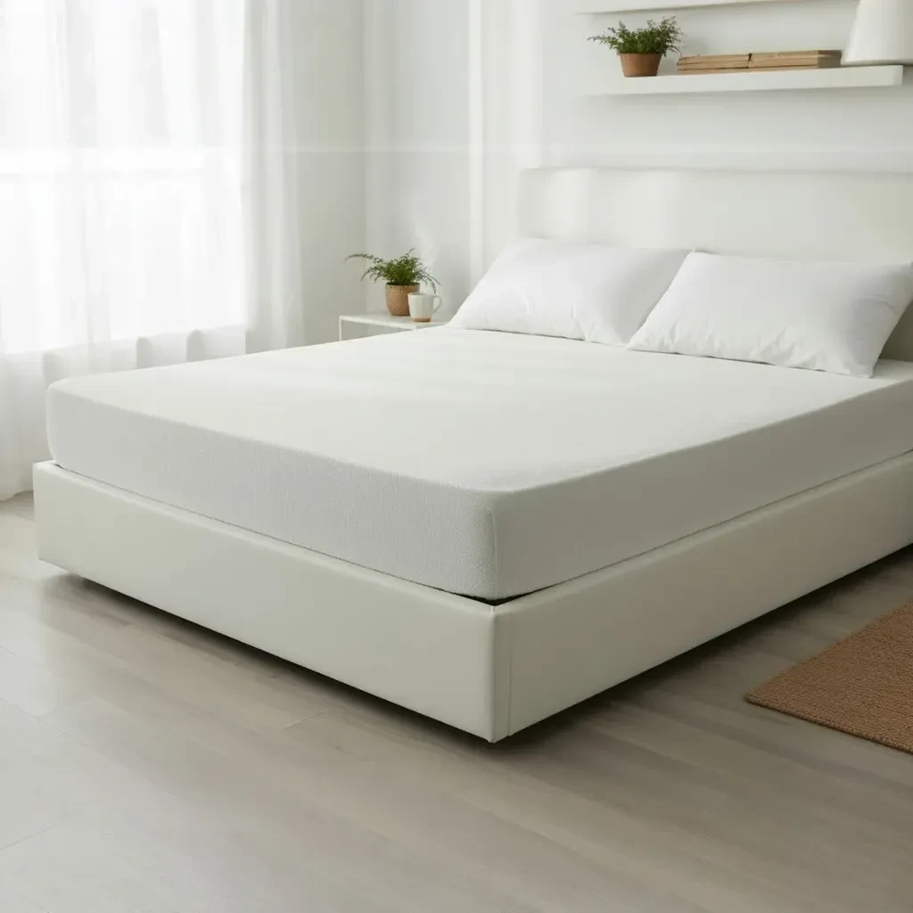 Viktorija Zimski čaršav Frotir, 180x200 cm+25 cm, Beli