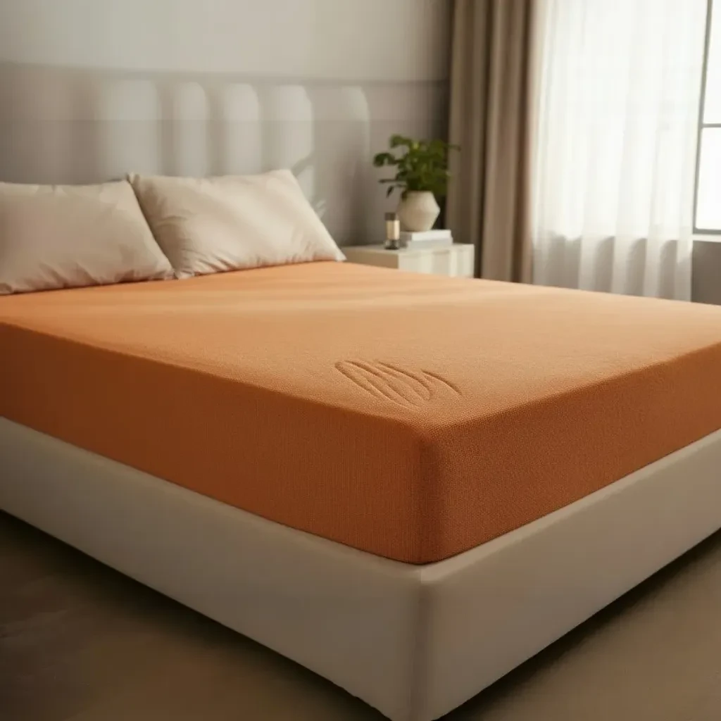 Viktorija Zimski čaršav Frotir, 140x200 cm+25 cm, Kajsija