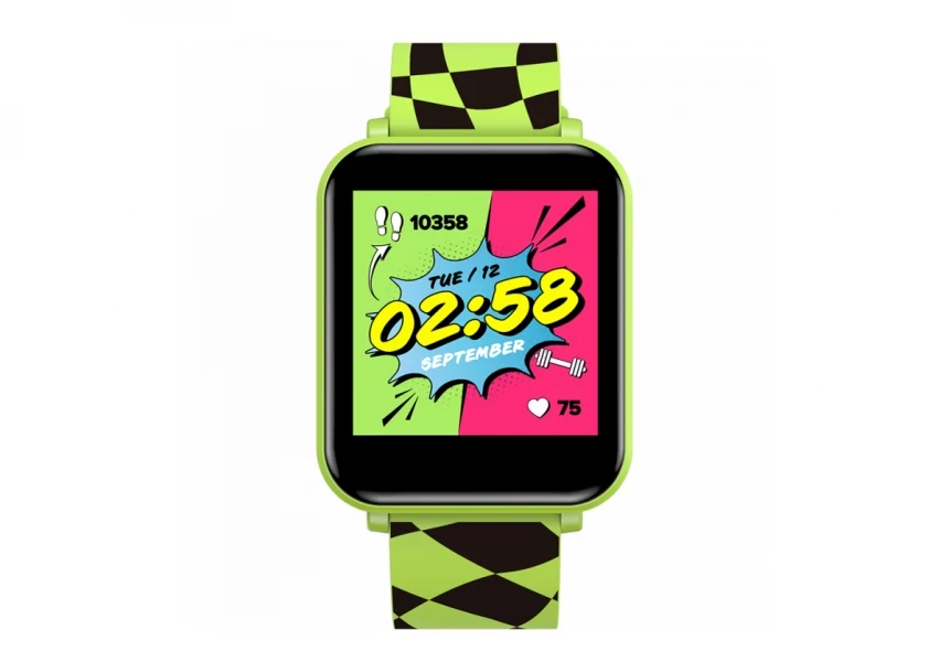 CANYON Dečiji pametni sat Joyce KW 43, Zeleno-crni