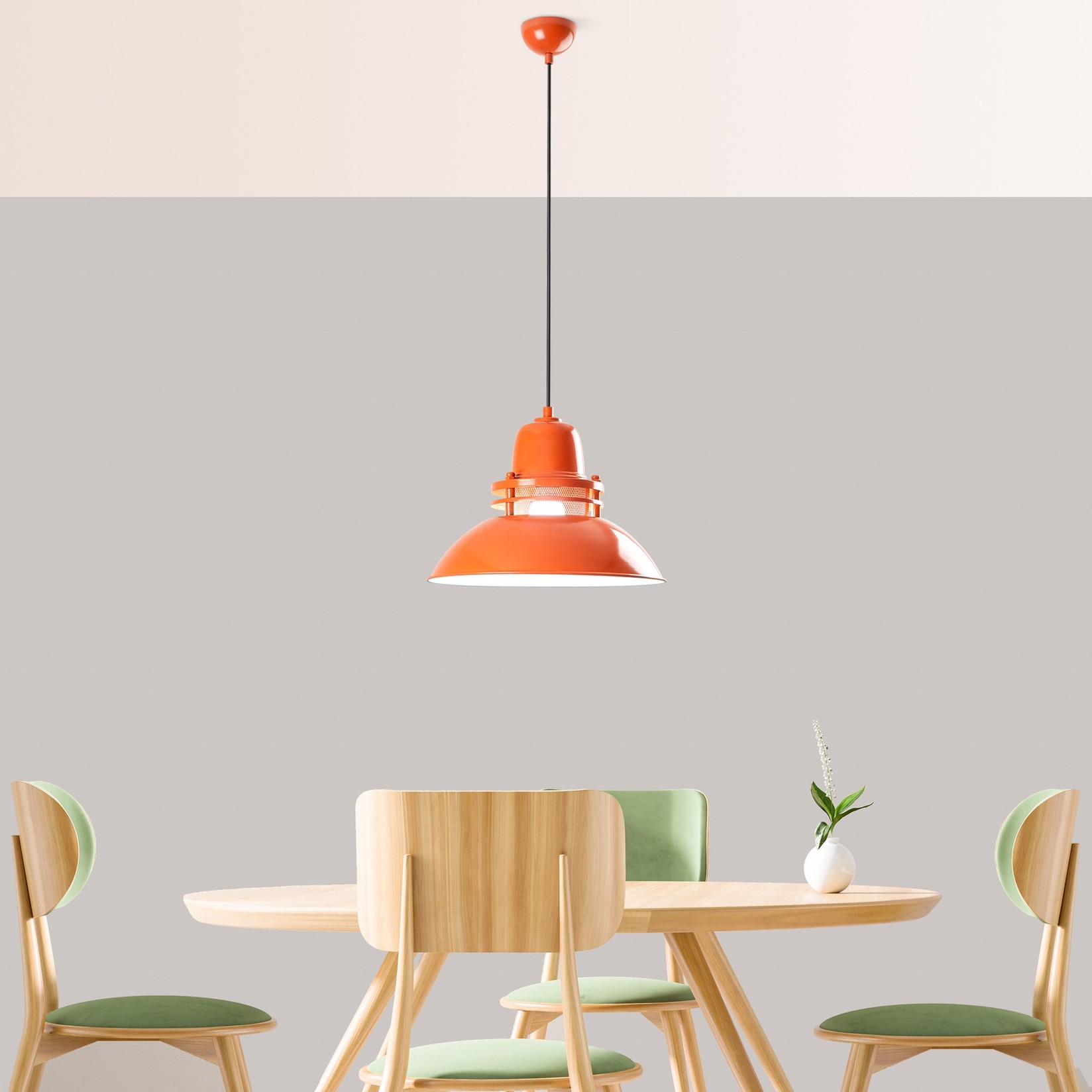 Opviq Luster Tibet, 34-123cm, O34 cm, Narandžasti