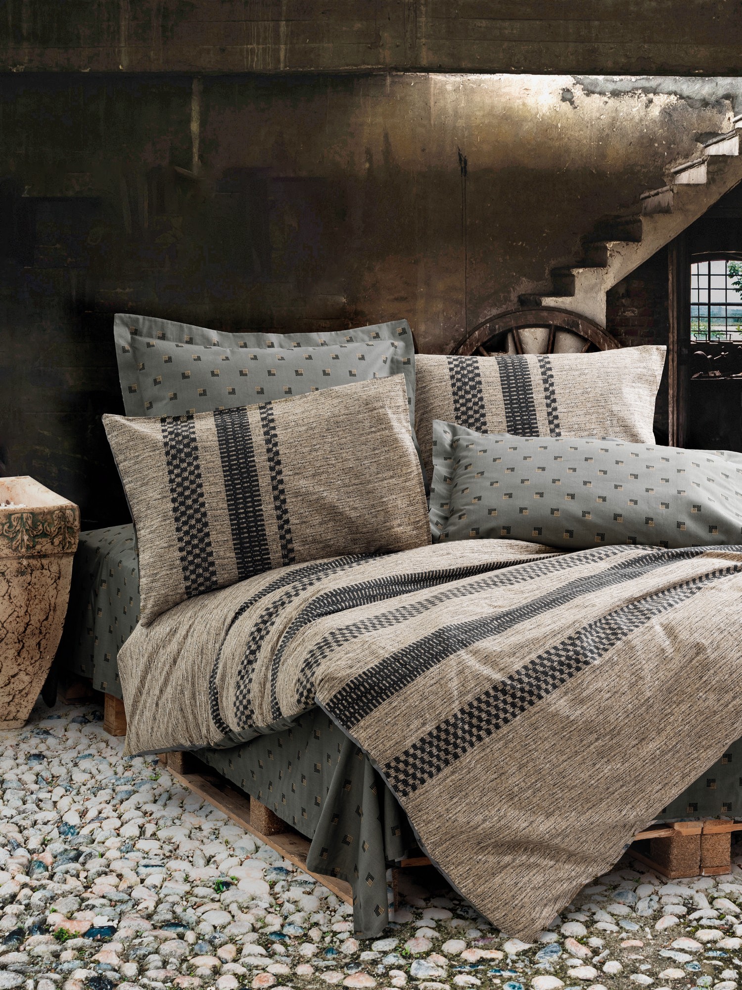 L'essentiel Maison Komplet posteljina Arlo, 200x220 cm, Šarena