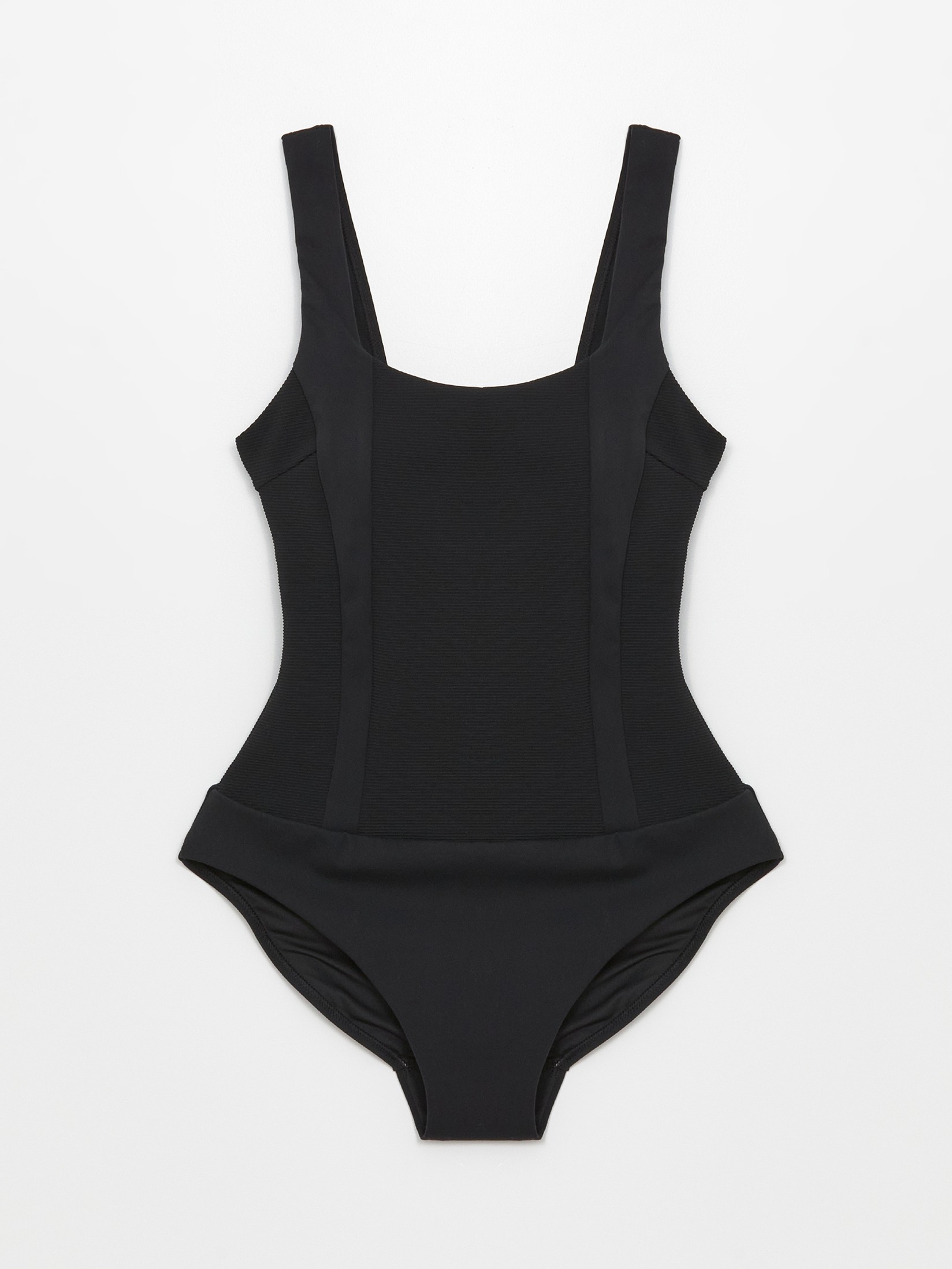 LC Waikiki Ženski kupaći kostim S4CL27Z8-CVL, Crni