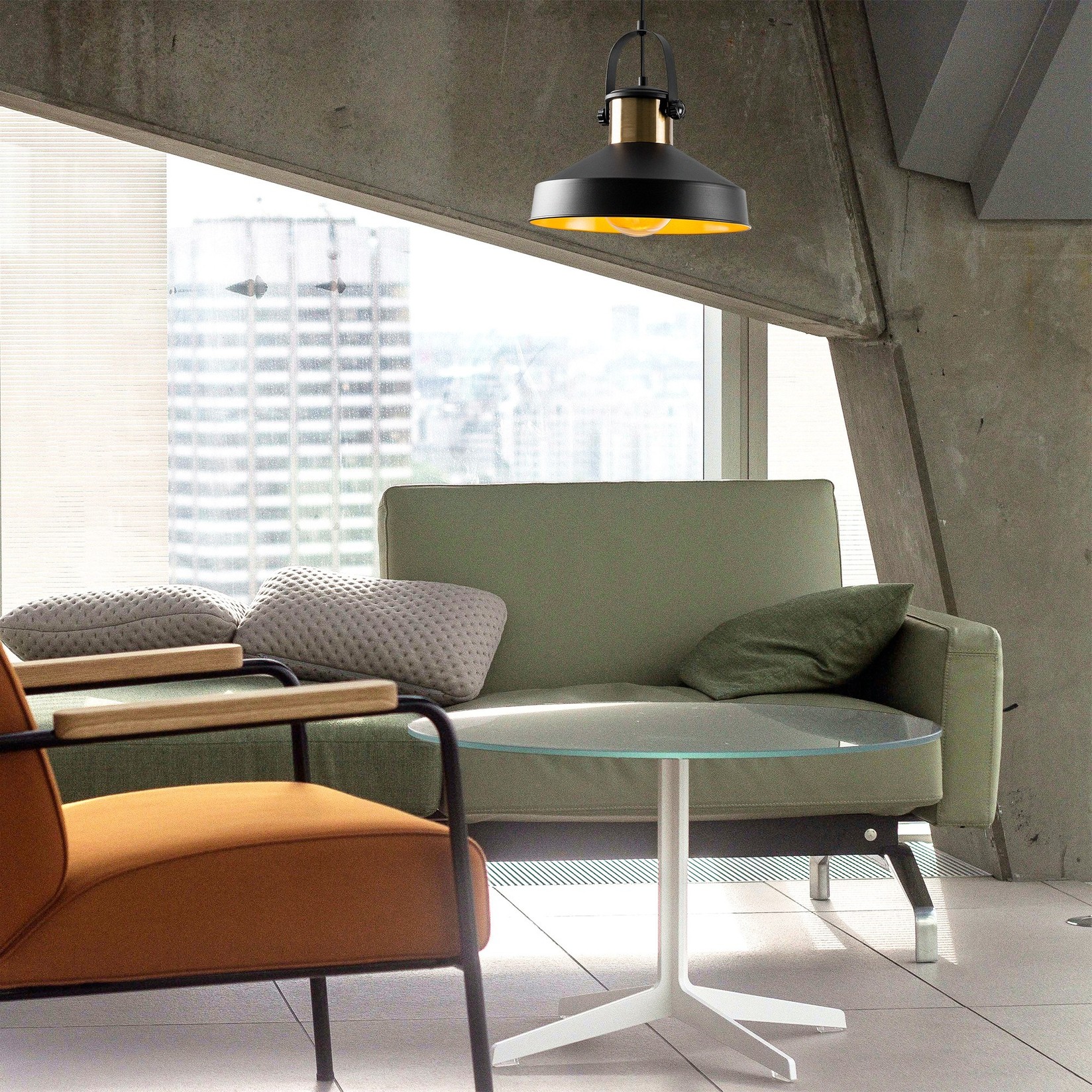 Opviq Luster Dodo-2571, 134cm35x35 cm, E27, 40W, Crni