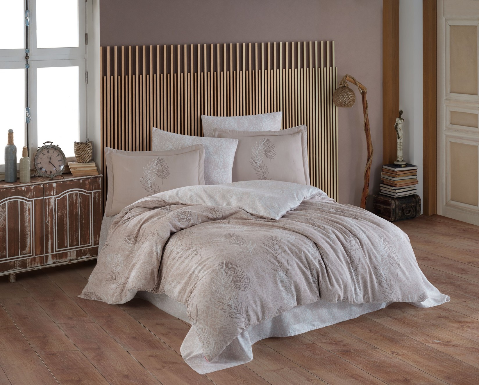 L'essentiel Maison Komplet posteljina Fiona, 200x220 cm, Krem-Bež