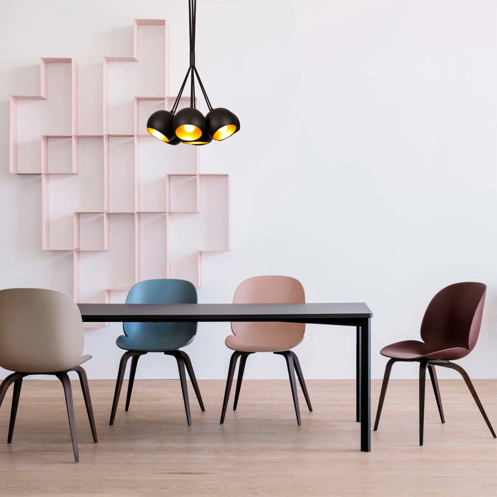 Opviq Luster Sivani-MR-630, 45 cm 7x E27