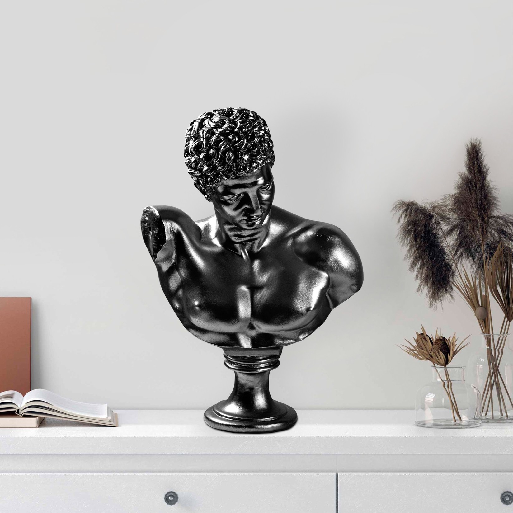 Aberto Design Dekorativna figura Yak-042-B, 34x50x24 cm