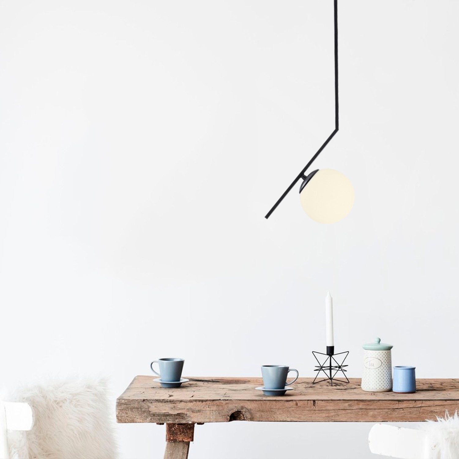 Opviq Luster 143-AV, 76cm 25x15 cm, E27, 40W