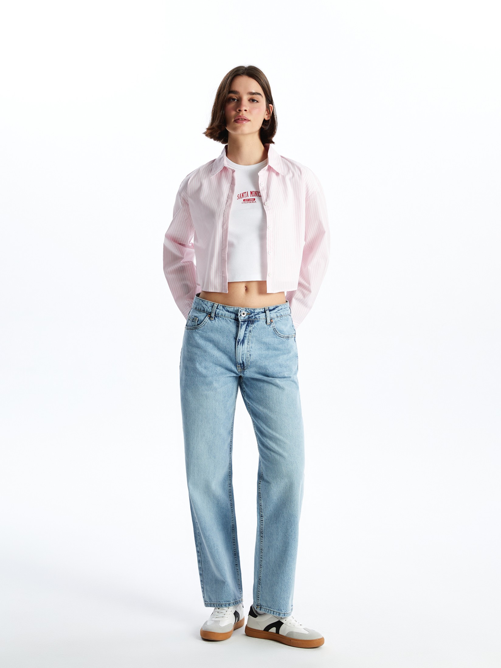 LC Waikiki Ženske farmerke S4GG39Z8-S54, Plave