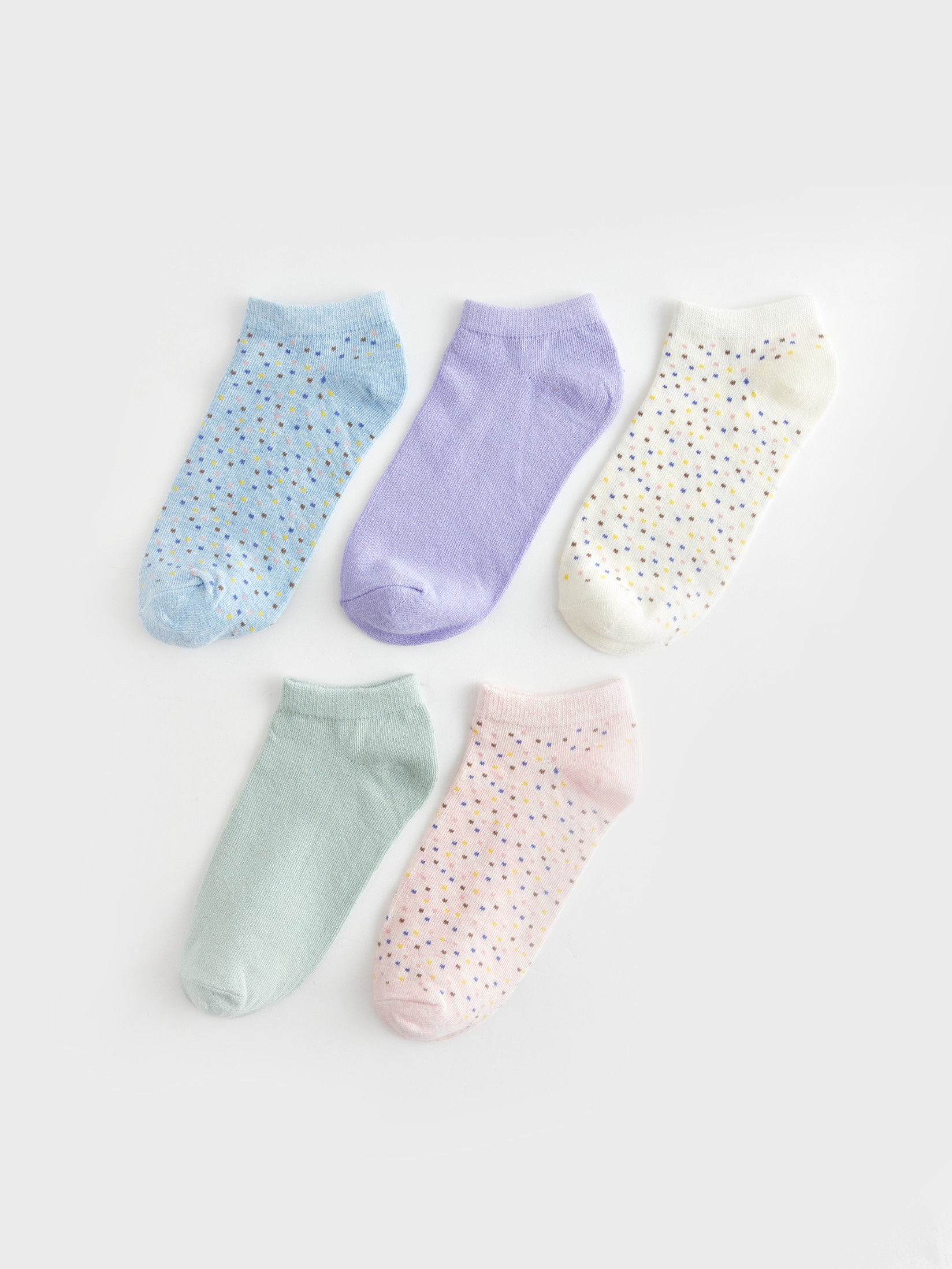 LC Waikiki Set ženskih čarapa S42678Z8-L9D, 5 pari