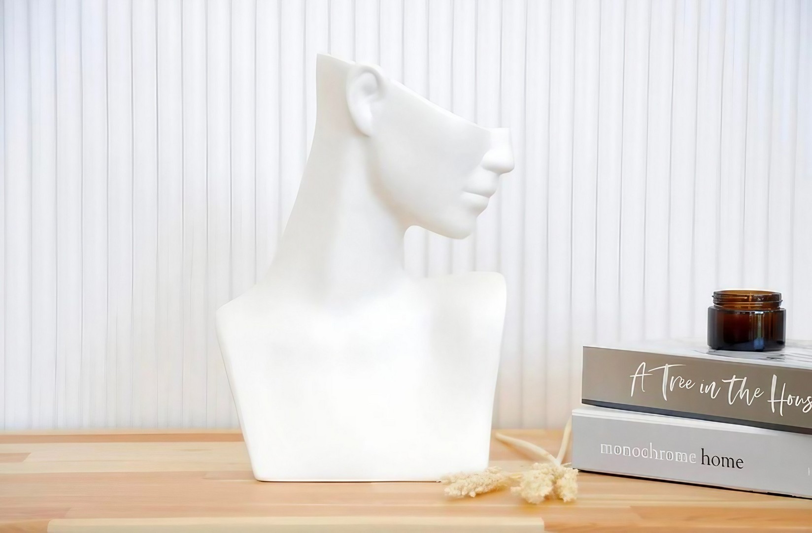 Aberto Design Dekorativna figura CY0173, 22x12x32 cm, Bela