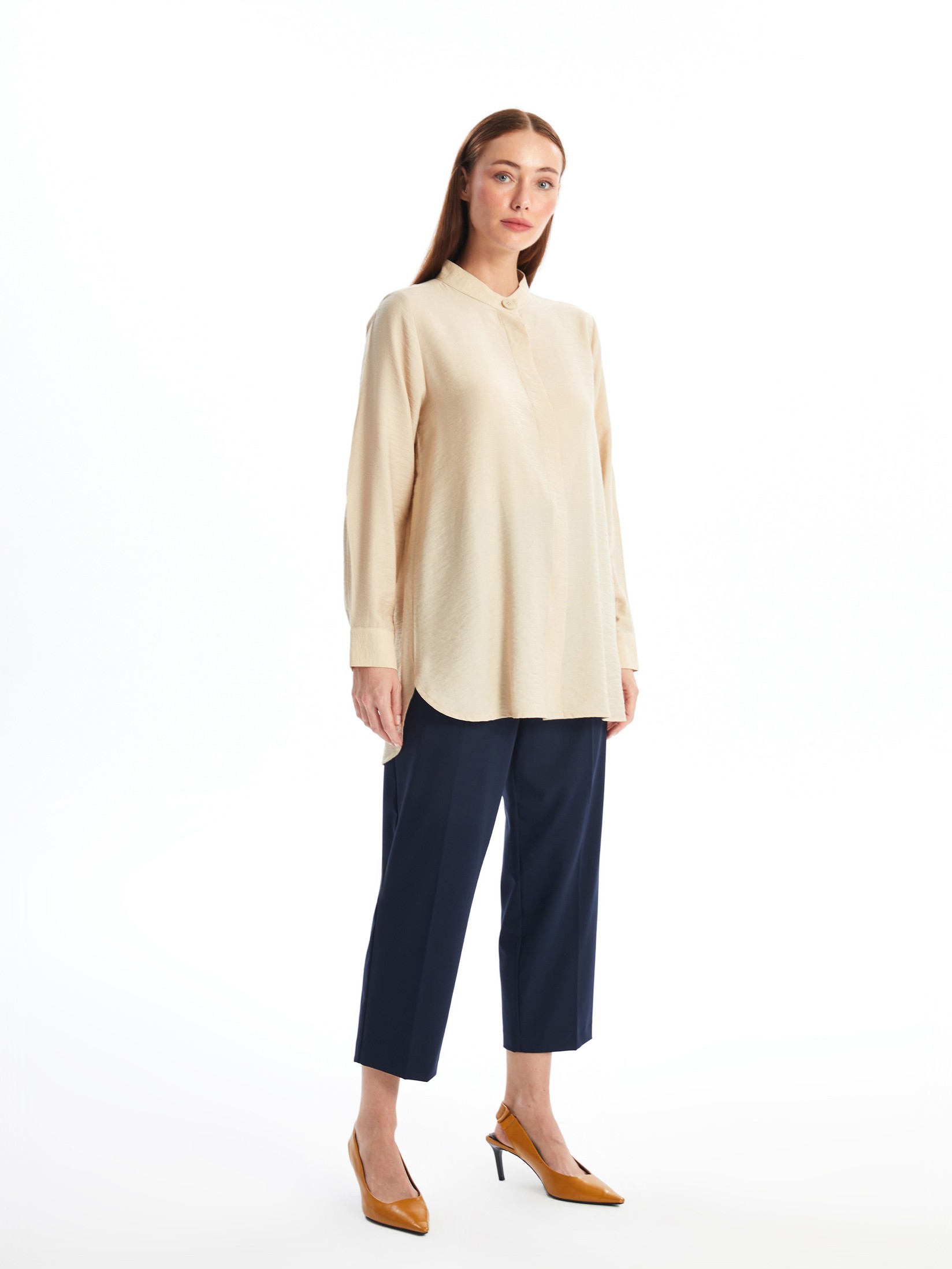 LC Waikiki Ženske pantalone W4GC64Z8-YGH, Teget