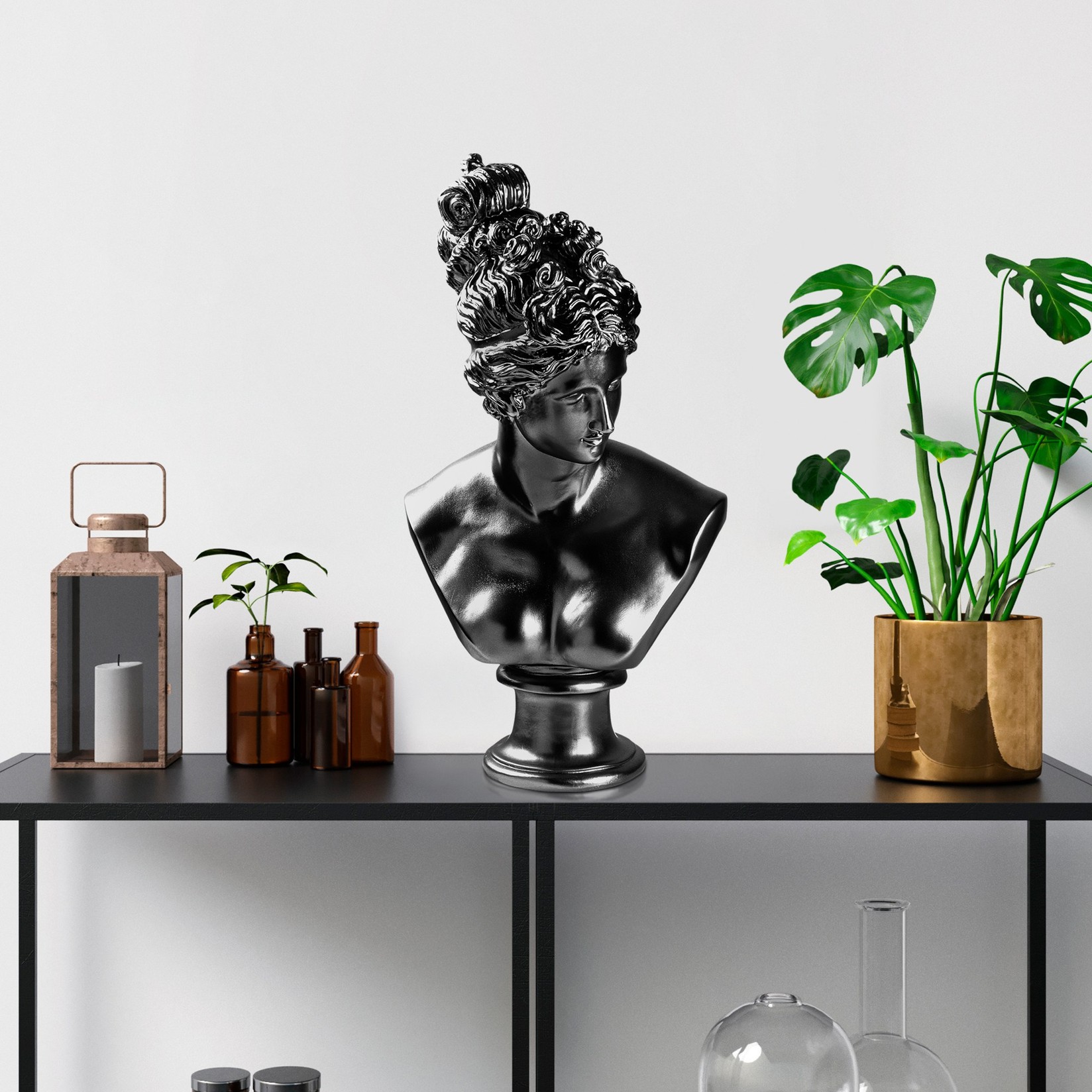 Aberto Design Dekorativna figura Yak-037-B, 30x35x23 cm