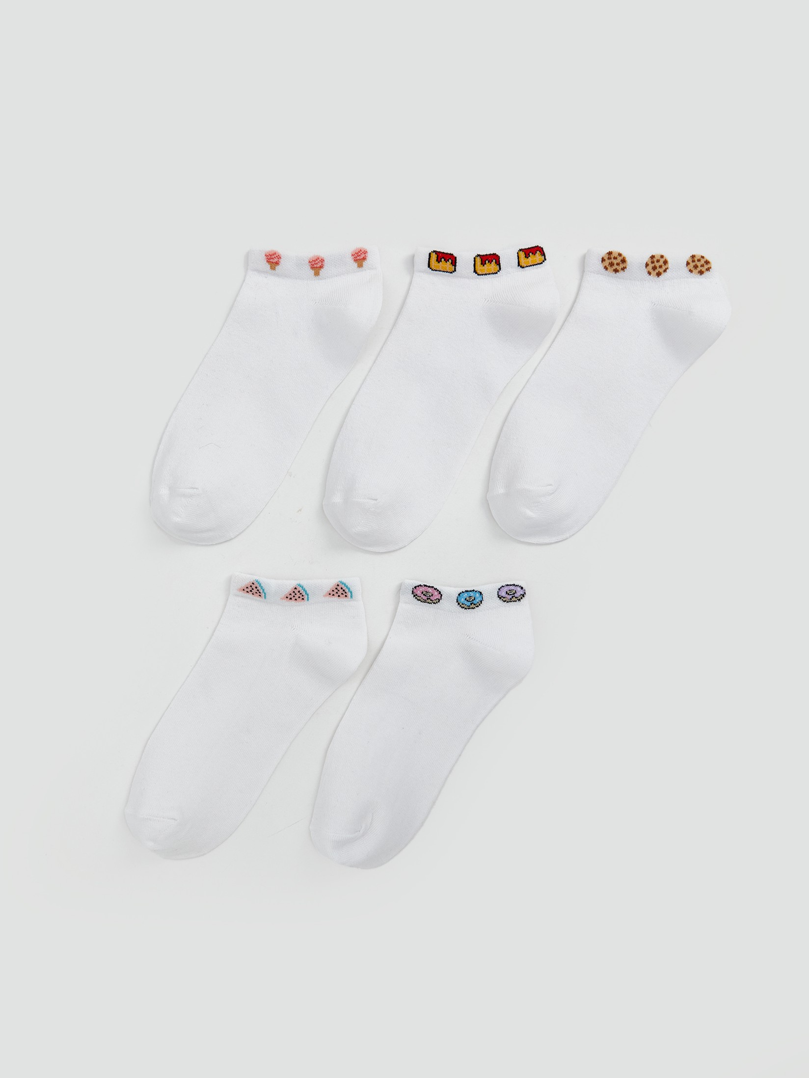 LC Waikiki Set ženskih čarapa S58940Z8-FFB, 5 pari