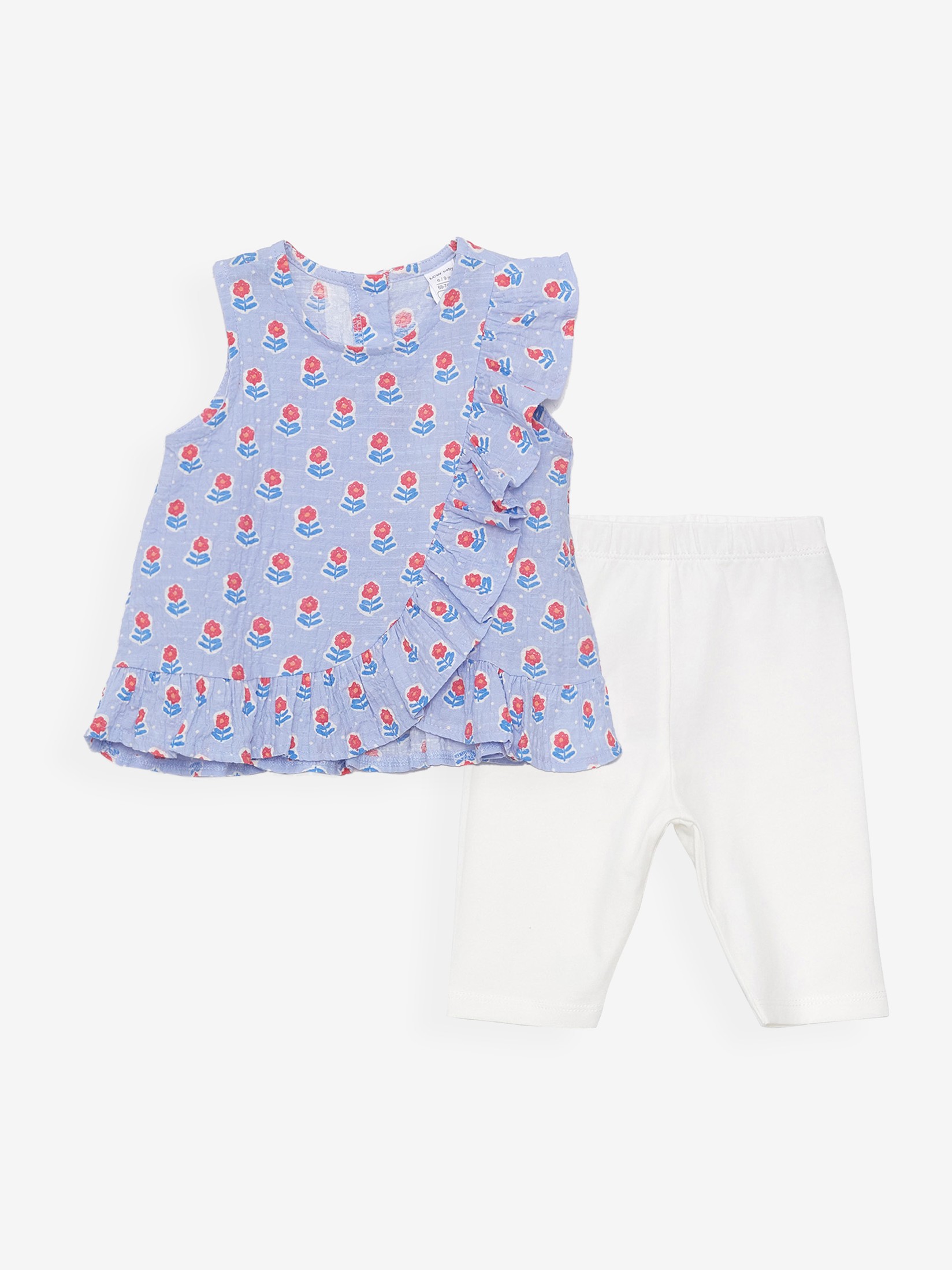 LC Waikiki Set za bebe S47694Z1-LQQ, Plavo-Beli