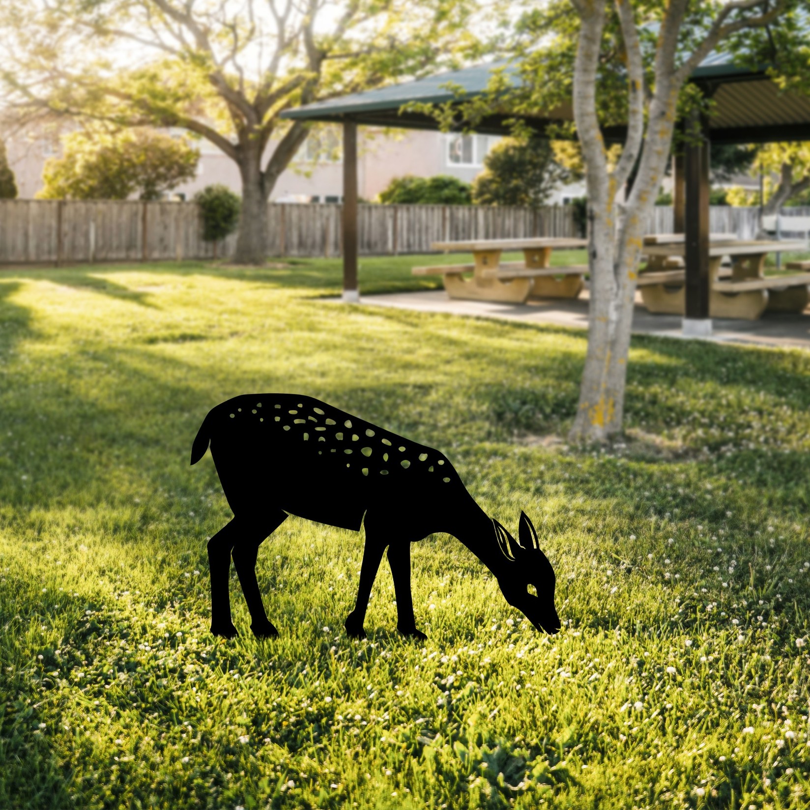 Aberto Design Dekorativna figura Gazelle 01, 64x72 cm, 1.5 mm