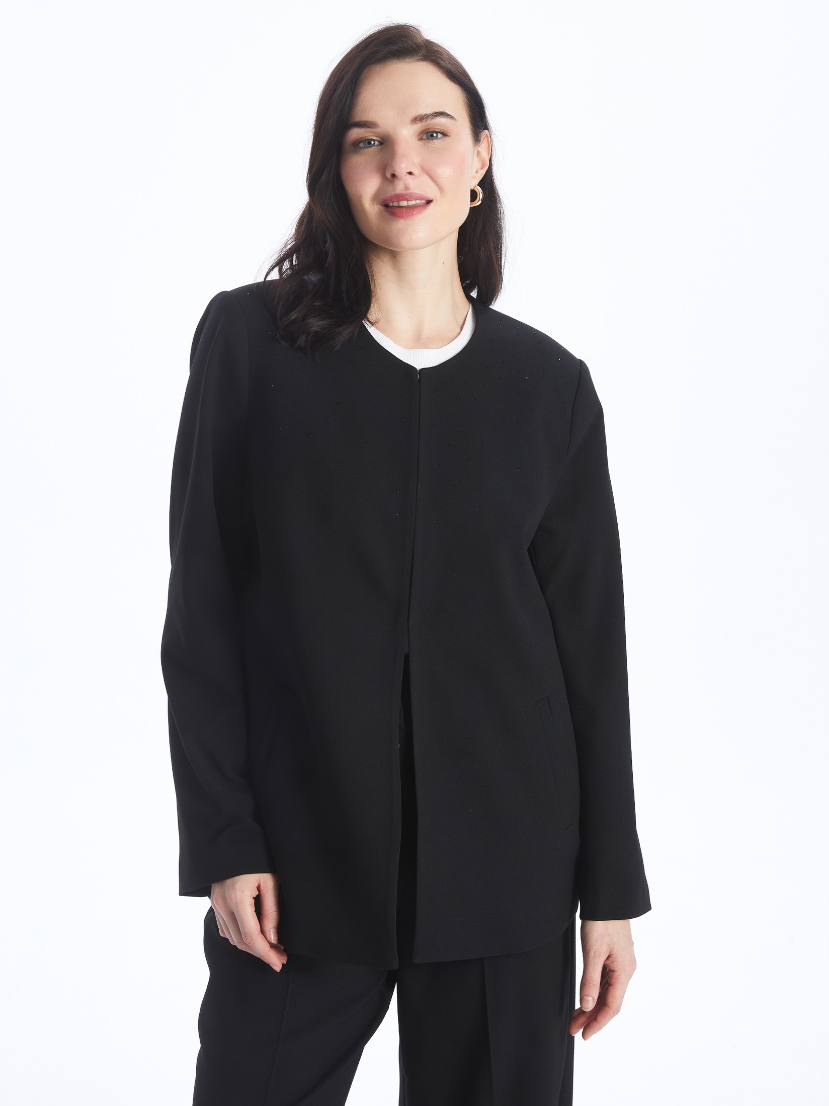 LC Waikiki Ženska jakna S4BI81Z8-CVL, Crna