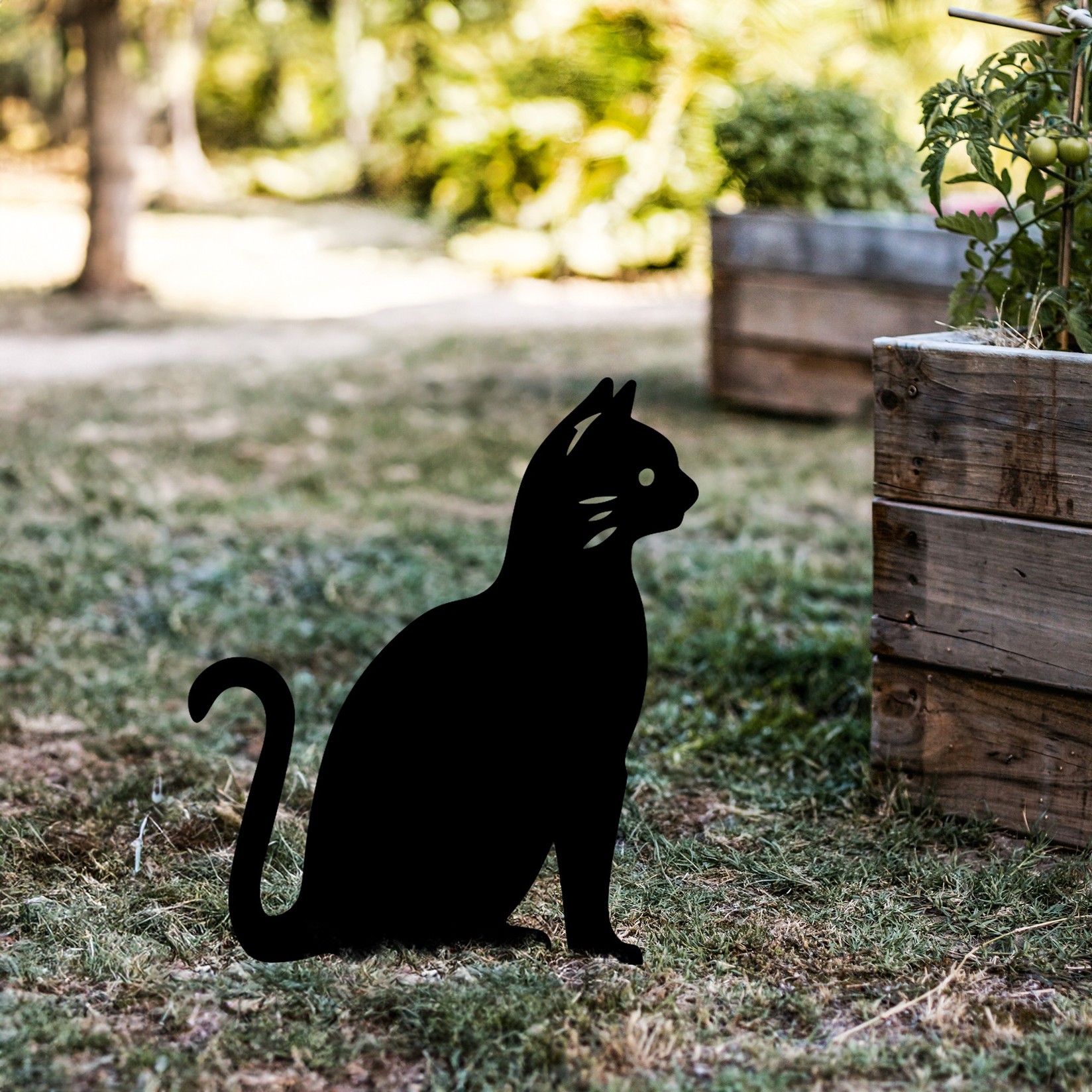 Aberto Design Dekorativna figura Cat 02, 38x20 cm, 1.5 mm