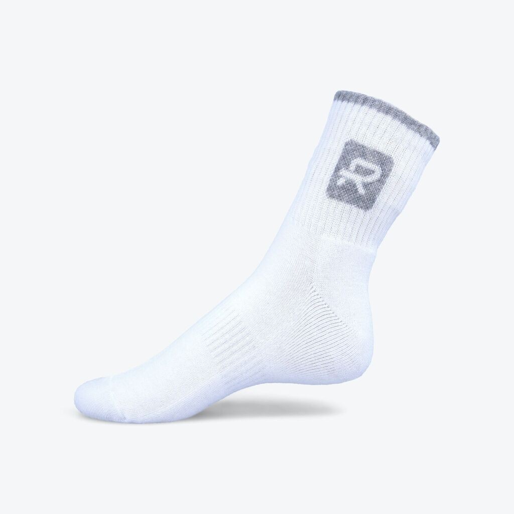 Rang Ženske čarape Classic Middle Chubby, Bele