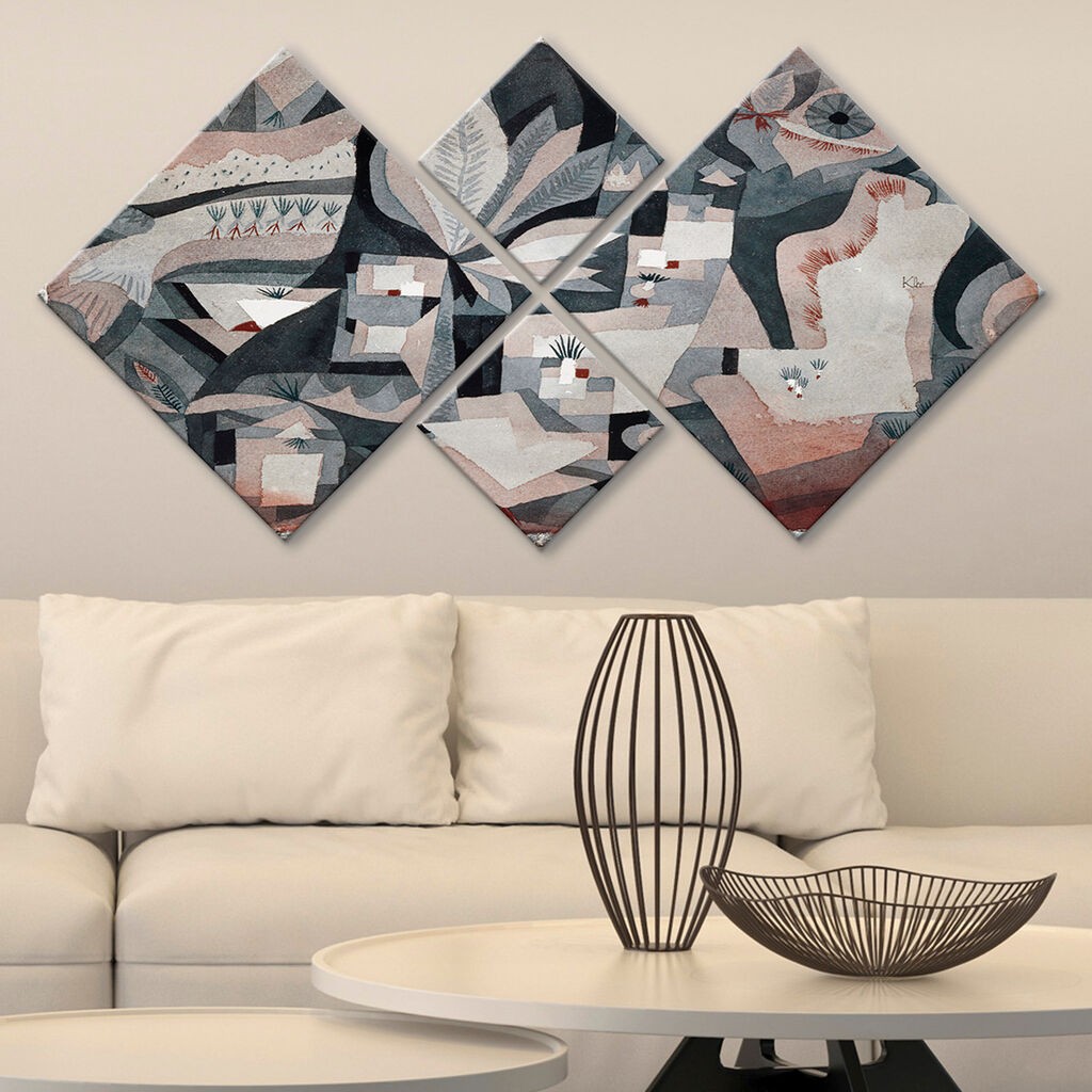 Wallity Slika 4MDF3586223, 60x115 cm, 4 dela