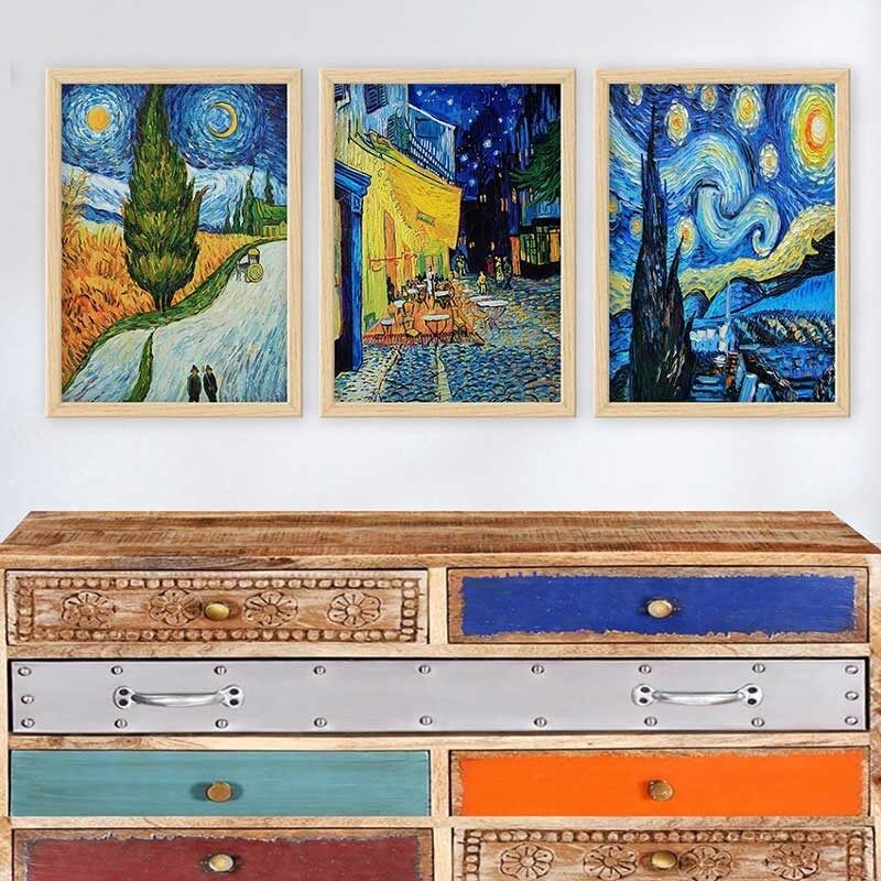 Wallity Uramljena slika 3NTC_UN78512_5575, 55x75 cm, 3 dela