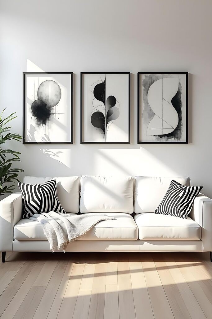 Wallity Uramljena slika Huhu436, 50x35 cm , 3 dela