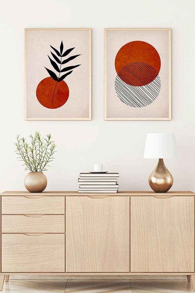 Wallity Uramljena slika Huhu189, 35x50 cm , 2 dela