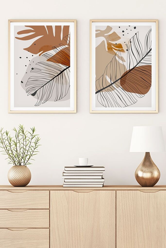 Wallity Uramljena slika Huhu36, 50x70 cm , 2 dela