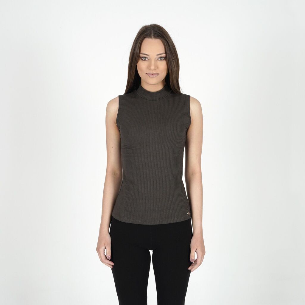 Rang Ženska majica bez rukava Petra, Tamnobraon