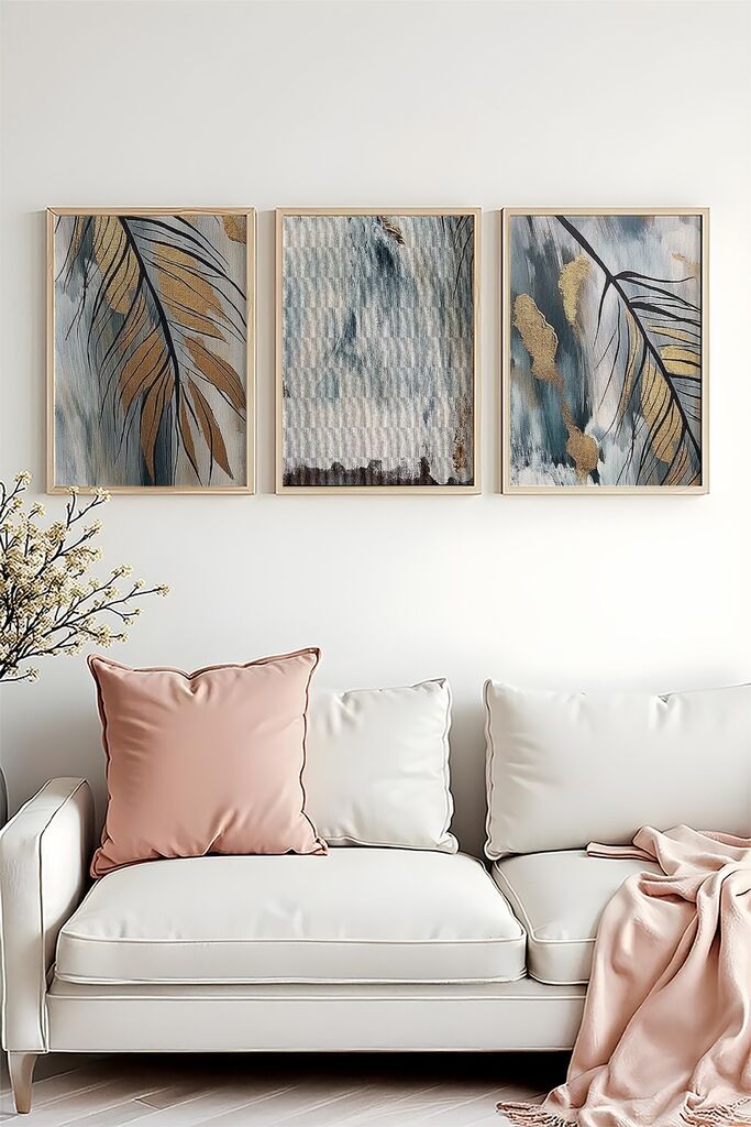 Wallity Uramljena slika Huhu477, 20x30 cm , 3 dela