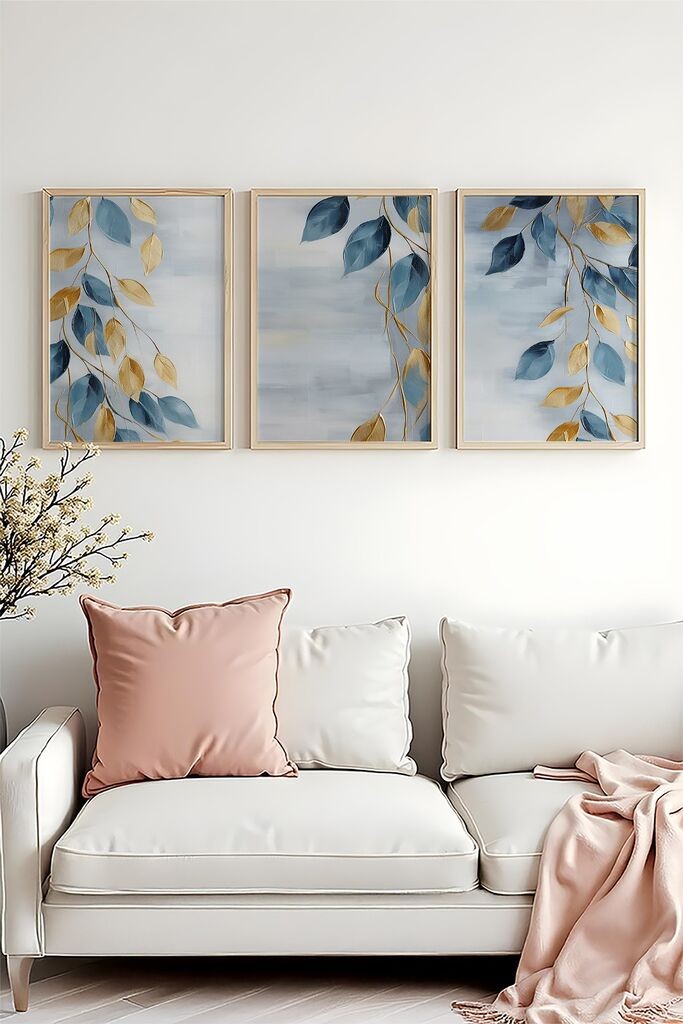 Wallity Uramljena slika Huhu476, 50x70 cm , 3 dela