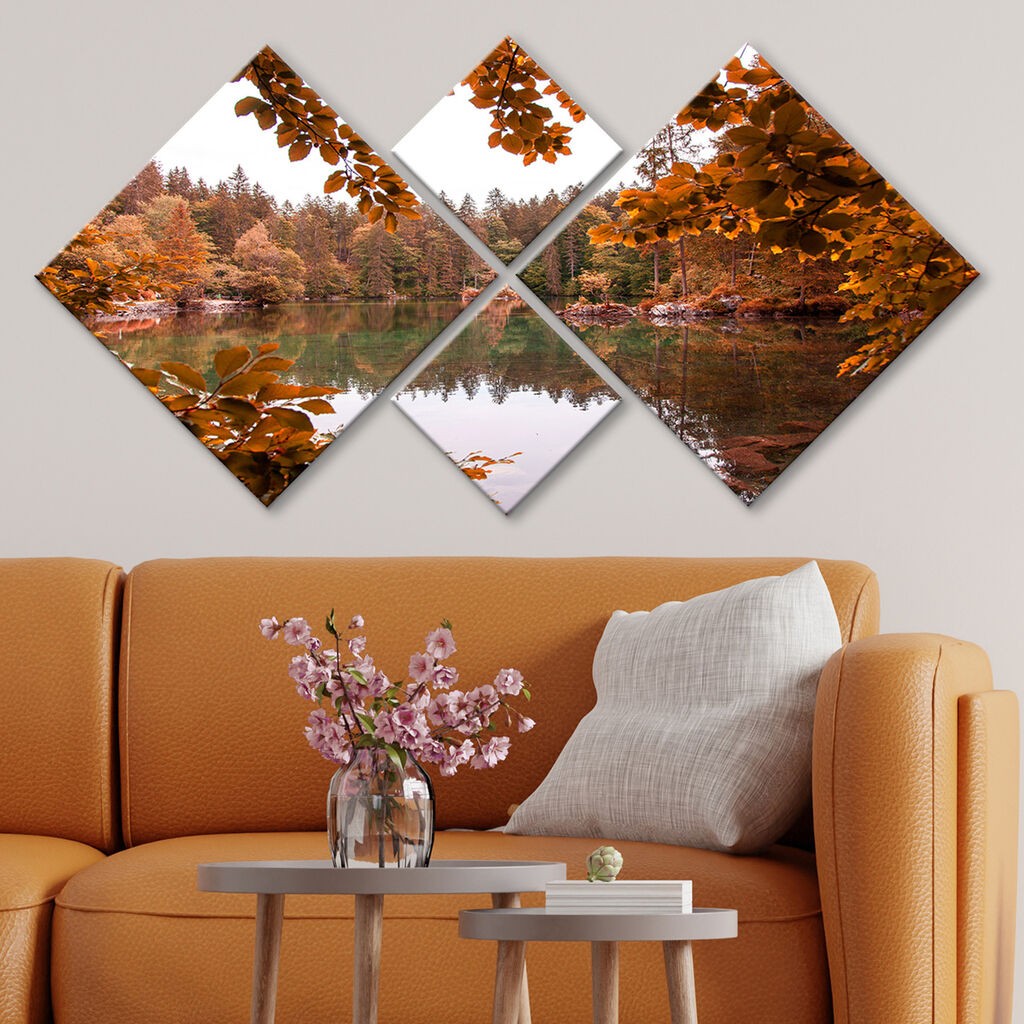 Wallity Slika 4MDF1951300456, 60x115 cm, 4 dela