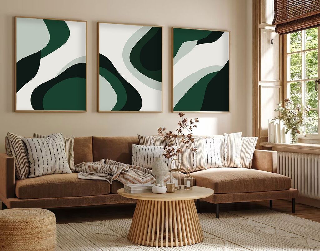 Wallity Uramljena slika Huhu204, 20x30 cm , 3 dela