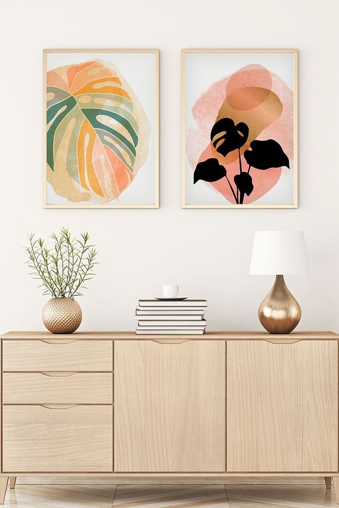 Wallity Uramljena slika Huhu66, 20x30 cm , 2 dela