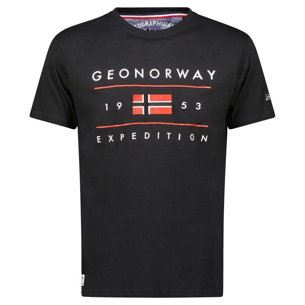 Geographical Norway Muška majica Jezolo db 254, Crna