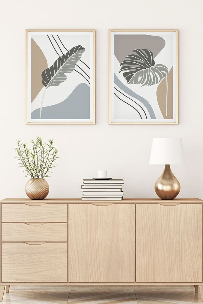 Wallity Uramljena slika Huhu119, 50x70 cm , 2 dela