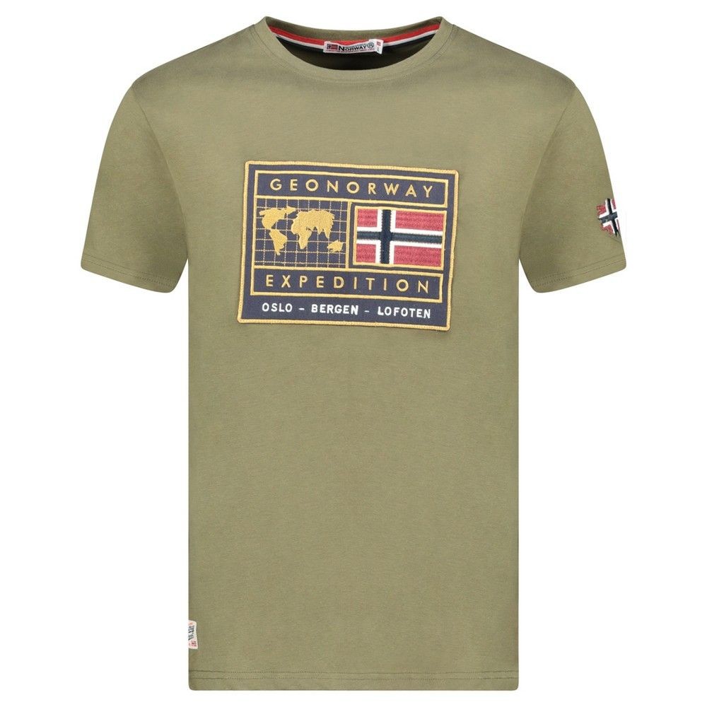 Geographical Norway Muška majica Jofoten db 254, Kaki