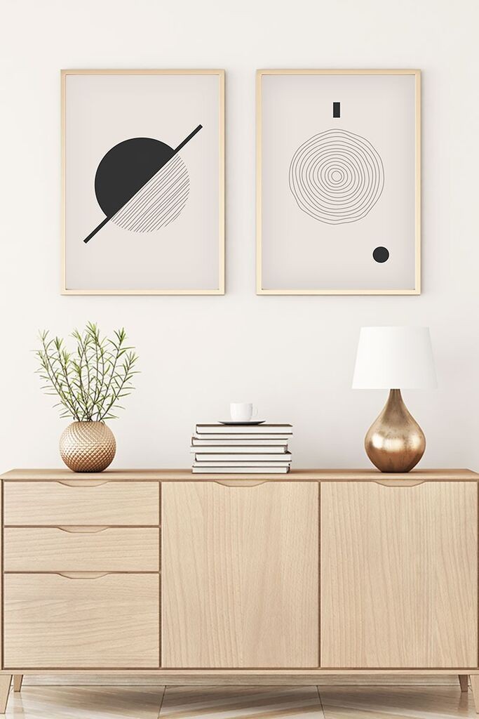 Wallity Uramljena slika Huhu85, 20x30 cm , 2 dela