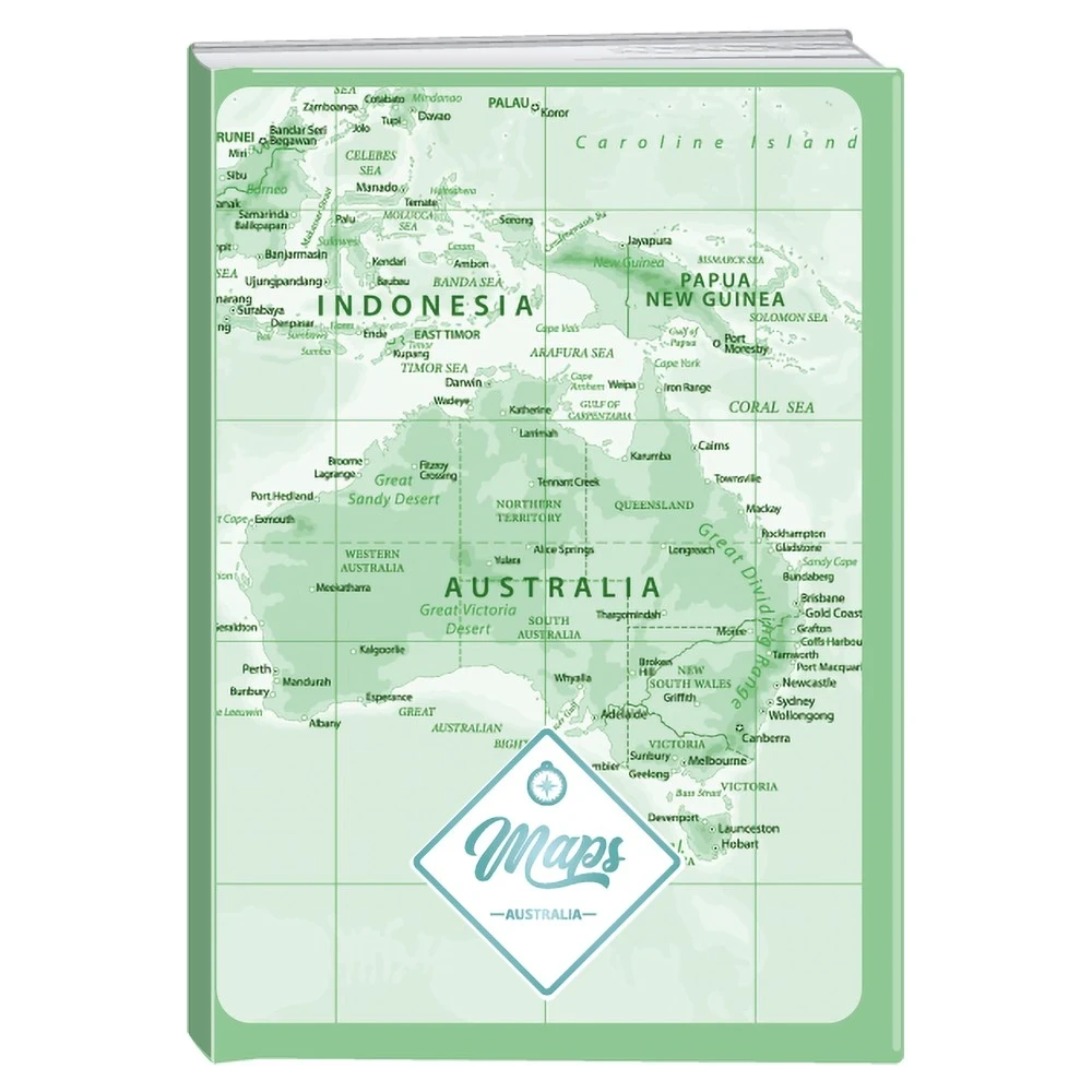 Play Sveska Australija Maps, A4, Dikto, 96 listova