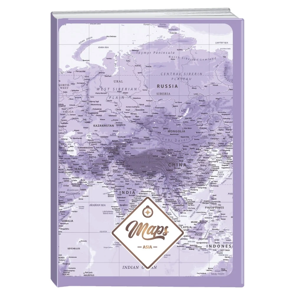 Play Sveska Azija Maps, A5, Karo, 96 listova