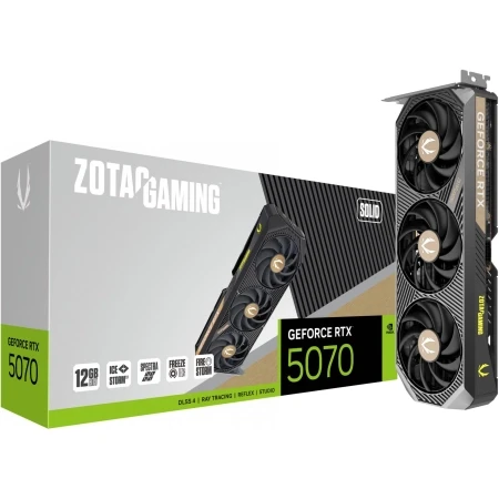 Zotak grafička kartica nVidia GeForce Gaming Solid RTX 5070, 12GB, crna