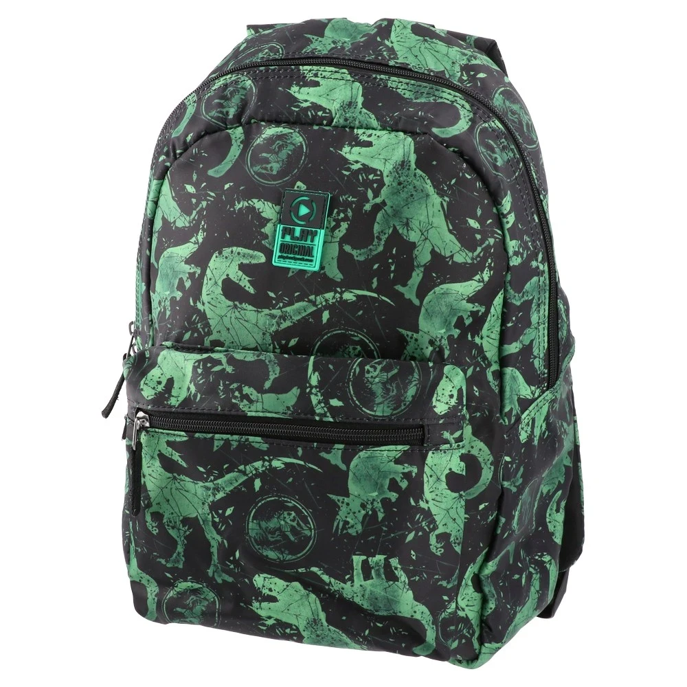 Play Školski ranac za dečake X43 4Pack, 40x28x18cm, Crno - zeleni