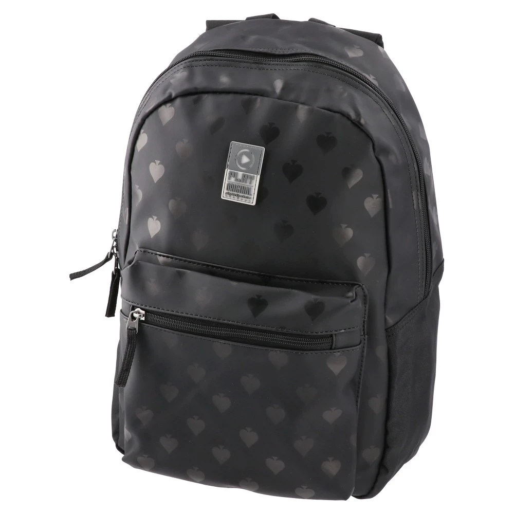 Play Školski ranac za devojčice X24 4Pack, 40x28x18cm, Crni