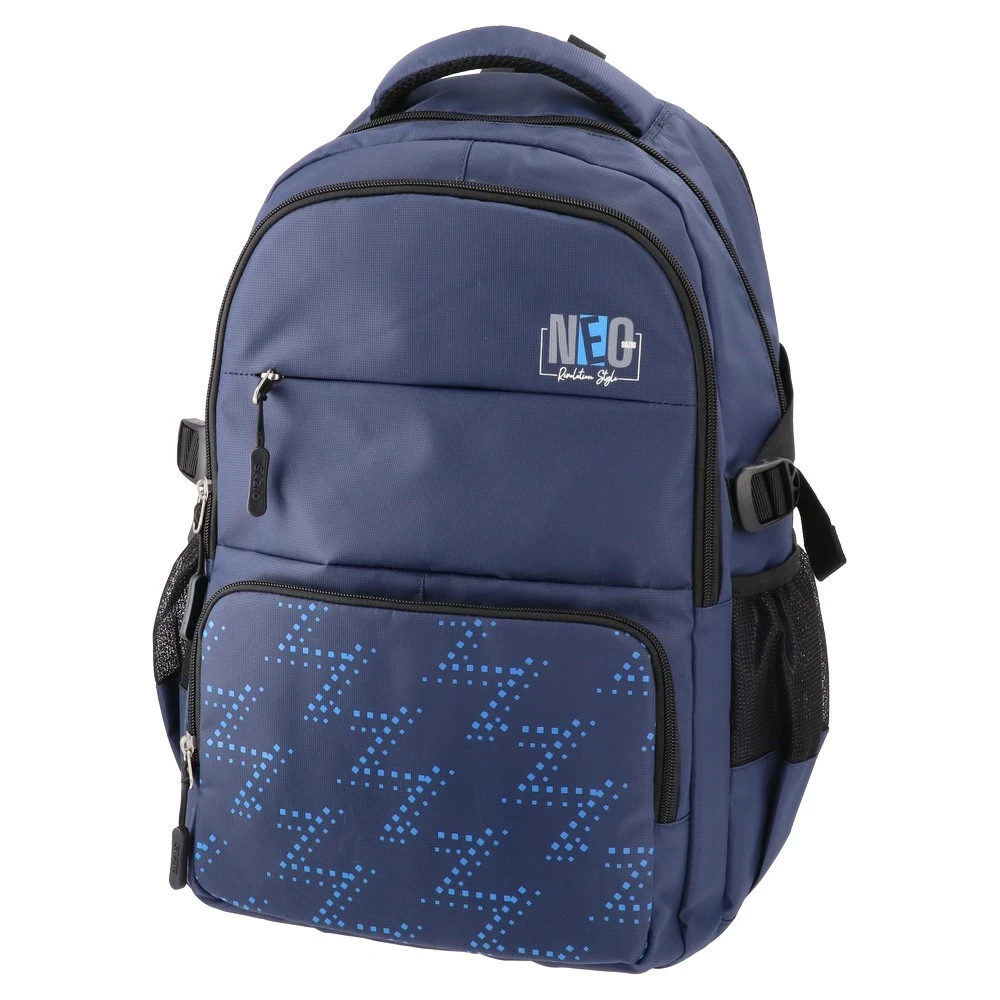 Sazio Neo Školski ranac za dečake Vinos Pop cool, 43x30x18cm, Teget