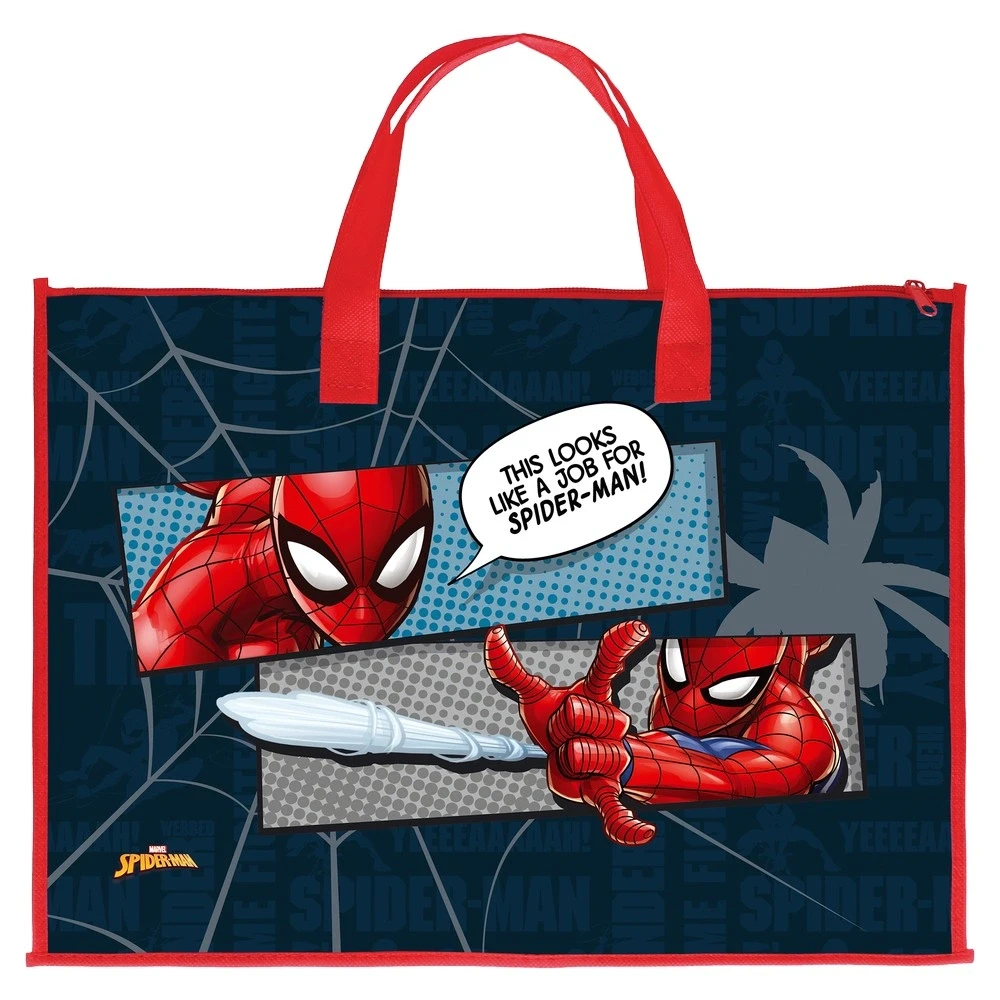 Torba za blok 4 Job for Spider-Man SB04, Tamnoplavi