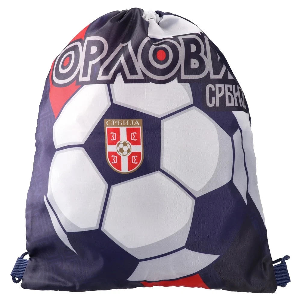 Torba za patike FSS Football ball, Teget - bela