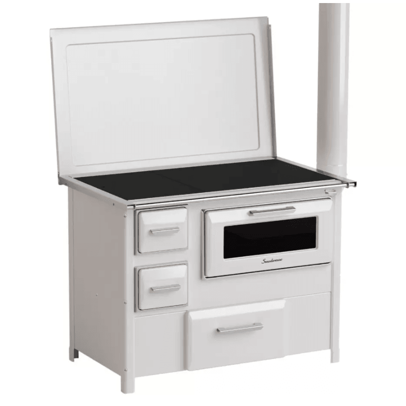 MBS Šporet na čvrsto gorivo SD 9 RS, 11 kW, Desni, Beli