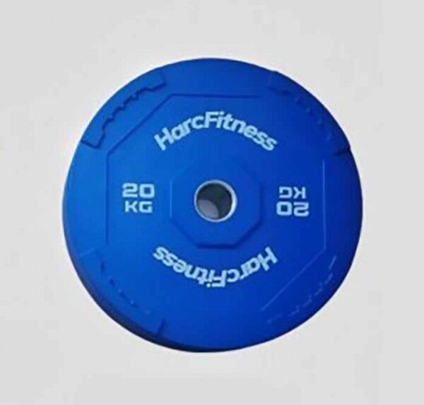 Harc Fitness Grip bumper teg, 20kg, Plavi