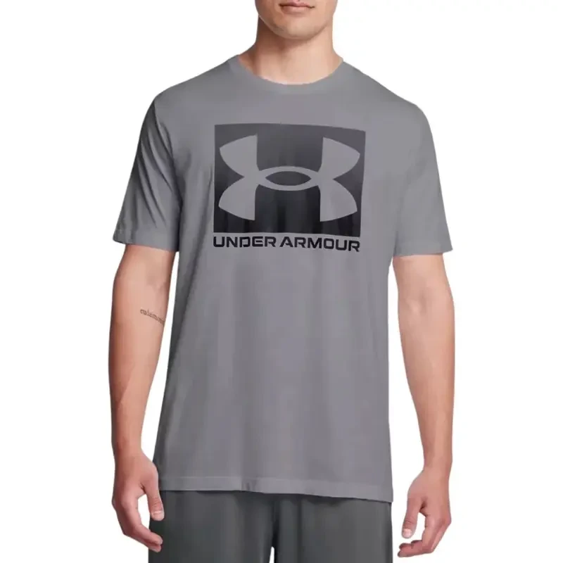 Under Armour Muška majica Ua M Boxed Sports Updated SS, Siva