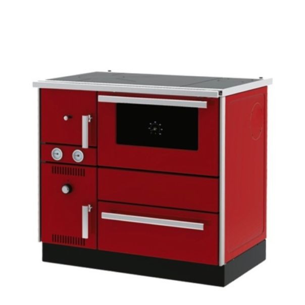 Alfa Plam Šporet na čvrsto gorivo Alfa Term 20 D NR Eco, 23 kW, Desni, Crveni